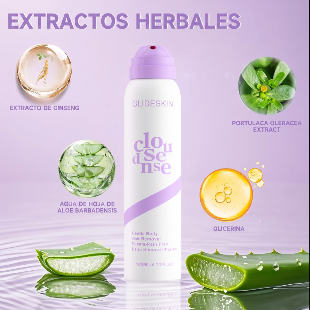 Crema Depilatoria en Spray Sin Dolor